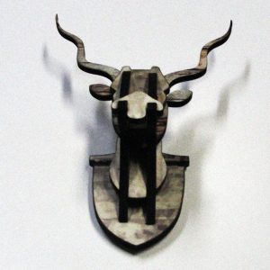 Small 3D Kudu Head Small