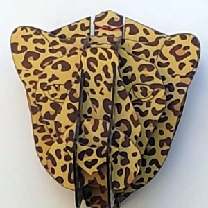 Large 3D Leopard Head Vinyl