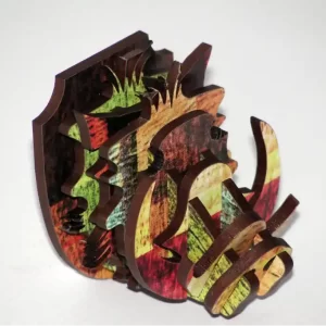 Small 3D Warthog Head Vinyl