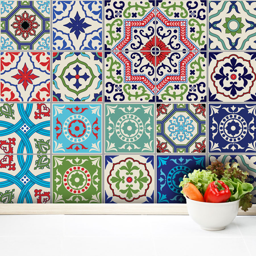 Moroccan Colour - Vinyl Wall Tiles